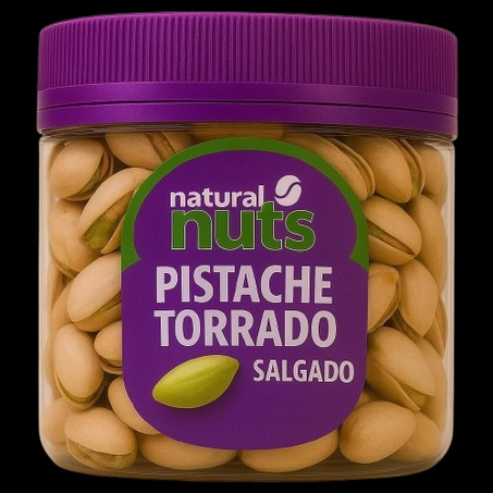 Pistache Torrado Salgado Natural Nuts 80G