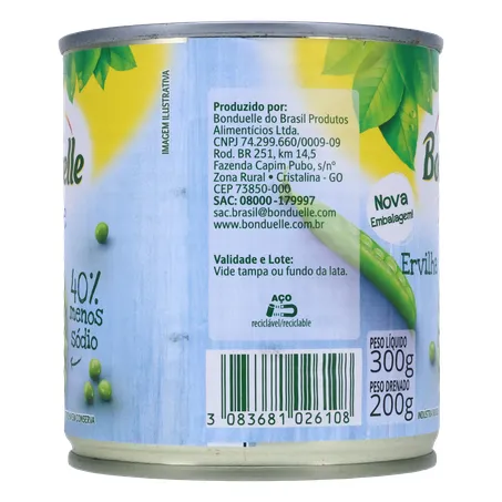 Ervilhas Bonduelle Suave 200g 360-9
