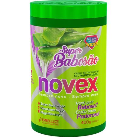 Creme tratamento novex 1kg super babosa