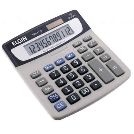 Escolar calculadora elgin mv4123 12dig un
