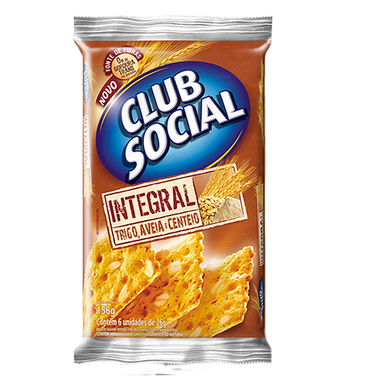 Biscoito lanche club social integ. 144g