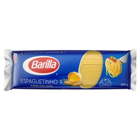 MACARRÃO COM OVOS ESPAGUETINHO 9 BARILLA
