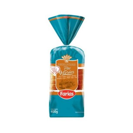 PÃO FARIAS 9 GRÃOS 400G