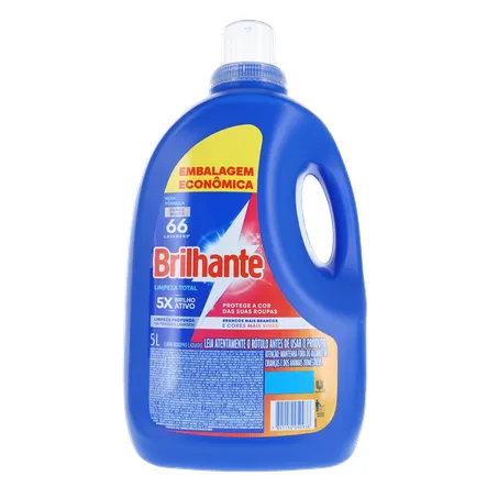 Sabão Líquido Brilhante 5 Litros - Limpeza Total