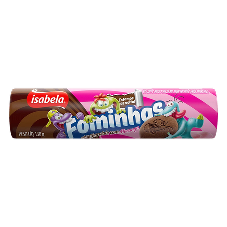 ISABELA FOMINHAS BISC MOR CHOC 130G