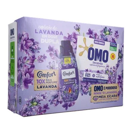 Lava Roupas em Pó Omo Lavanda 1,6Kg 360-15