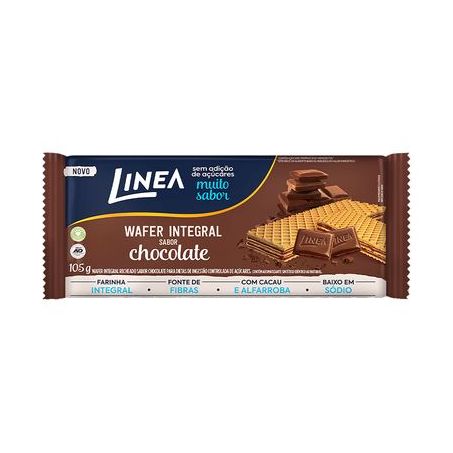 WAFER LINEA 105G INT ZERO AC CHOCOLATE
