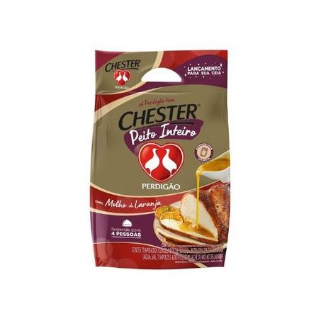 Peito Chester Perdigão C/molho Laranja Temperado Congelado 3Kg