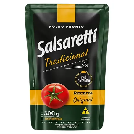 Molho salsaretti 300g tradicional sache