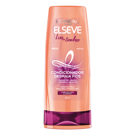 CONDICIONADOR ELSEVE LISO SONHOS 400ML