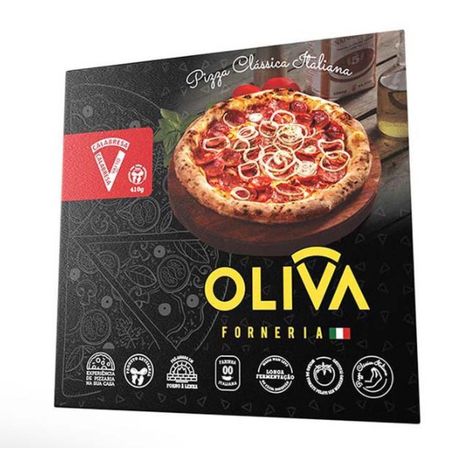 Pizza oliva calabresa 570g