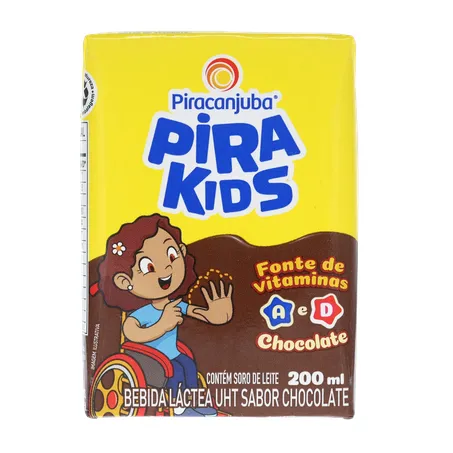 Bebida Láctea Pirakids 200ml - Chocolate - TP