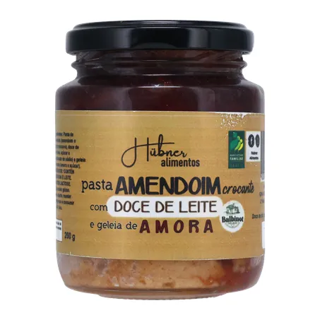 Pasta amendoim hubner leite/ amora 310g