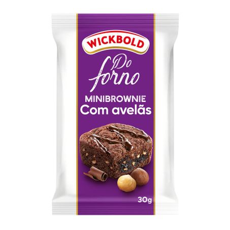 Minibrownie Avelãs Wickbold Do Forno
