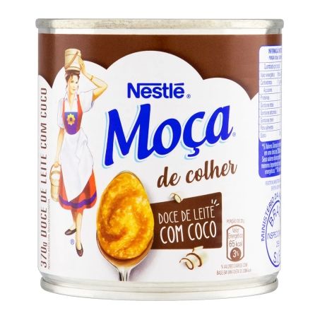 Doce de leite moça 370g colher com coco