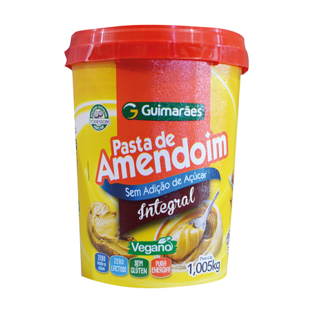 PASTA AMENDOIM GUIMARÃES INTEGRAL 1,005KG