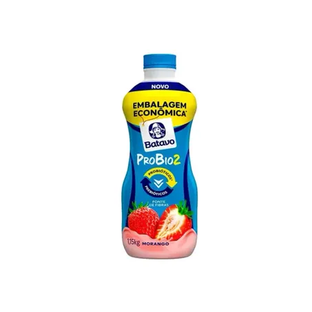 Iogurte probio2 batavo 1,150gr morango zero