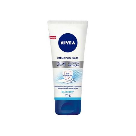 HIDRATANTE NIVEA P/MAOS 3X1 CUIDADO E PROTECAO 75G