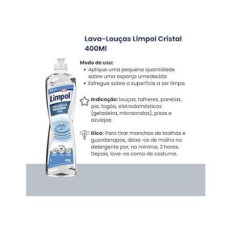 Lava Louças Concentrado Limpol 400g 360-1