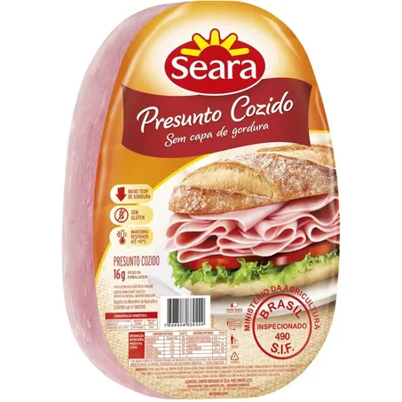 PRESUNTO SEARA COZIDO SEM CAPA DE GORDURA KG
