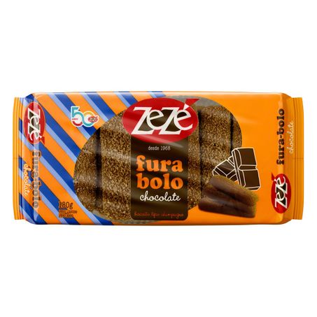BISCOITO CHAMPAGNE FURA-BOLO CHOCOLATE ZEZÉ