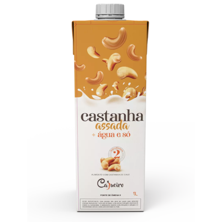 BEBIDA VEGETAL CAJUEIRO CASTANHA ASSADA 1L