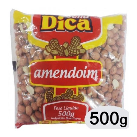 AMENDOIM BELLA DICA 500G BRANCO