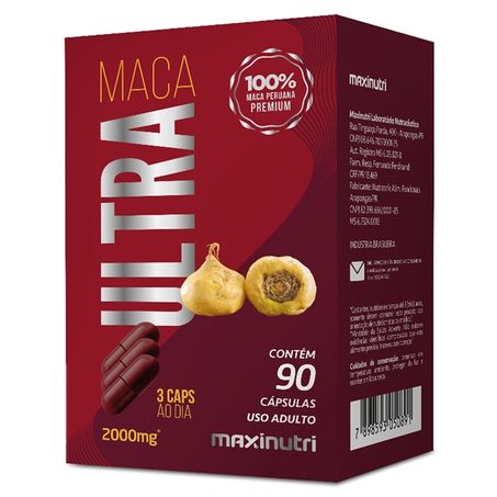 Suplemento maca ultra 2000mg maxinutri