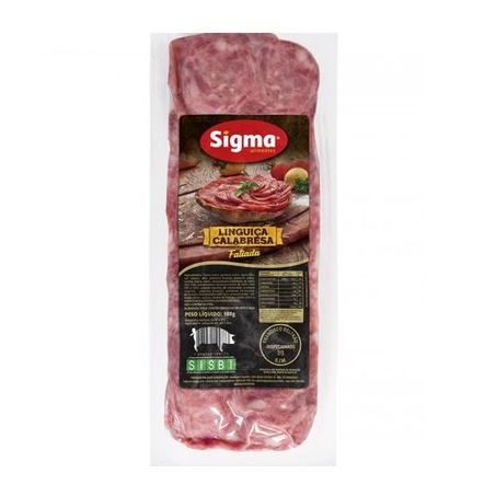 Linguiça calabresa sigma fatiada 180g