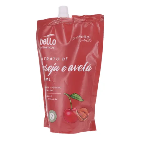 Sabonete líquido bello cereja e avelã sachê com tampa 450ml 360-2