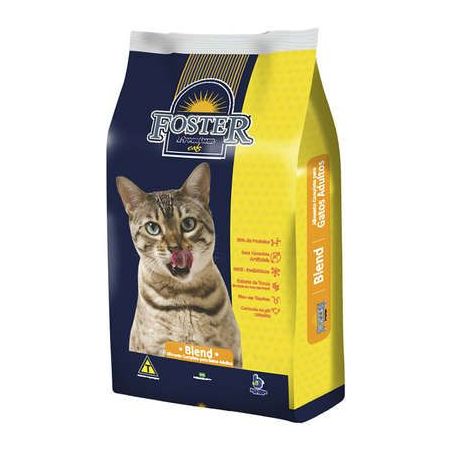 Ração para gatos foster premium blend adulto 1kg