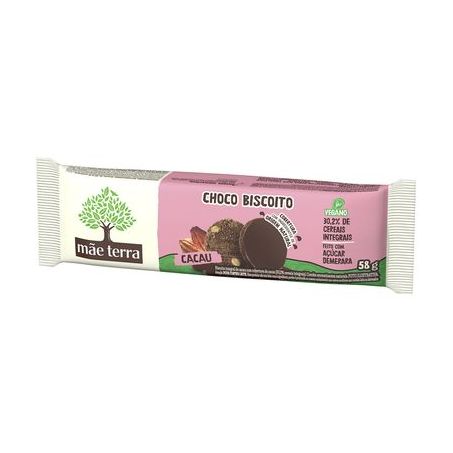 BISCOITO MÃE TERRA INTEGRAL CACAU 58G
