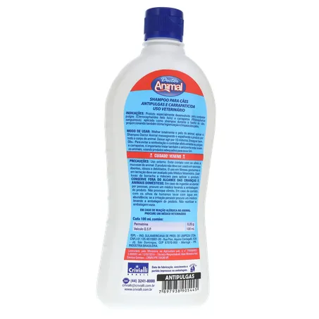Shampoo Dr Animal 500ml Anti Pulgas 360-16