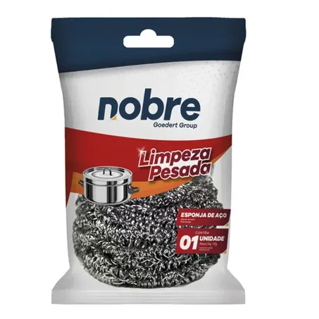 ESPONJA METALIZADA LIMPEZA PESADA NOBRE 31225