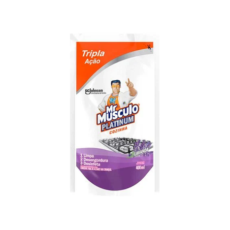 Desinfetante mr.musculo platinum lavanda sc 400ml