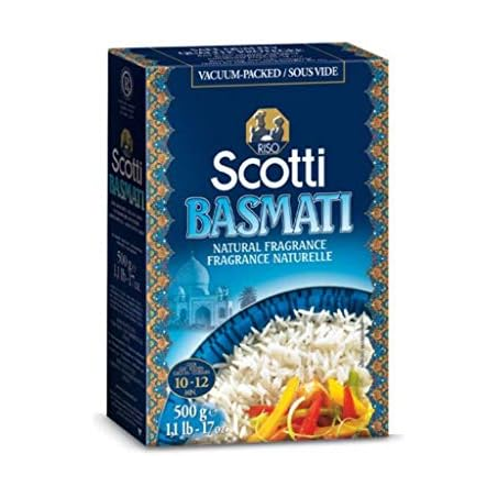 ARROZ SCOTTI 500G NATURAL BASMATI
