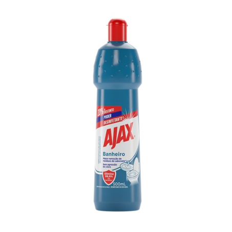 Desinfetante Ajax Banheiro Squeeze 500Ml Gratis 20