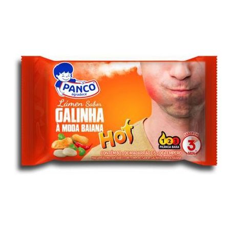 	 MACARRÃO PANCO LAMEN HOT 85G GALINHA BAIANA