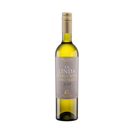 Vinho chardonnay unoaked la linda 750ml