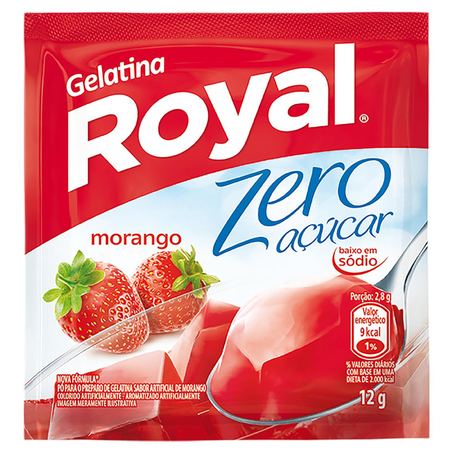 Gelatina Royal 12g - Zero Açúcar - Cereja