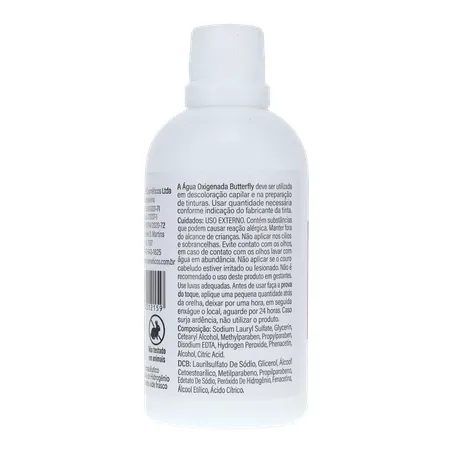Água oxigenada cremosa butterfly volume 10 100ml 360-19