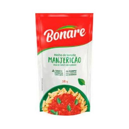 Molho tomate bonare 300g manjericão