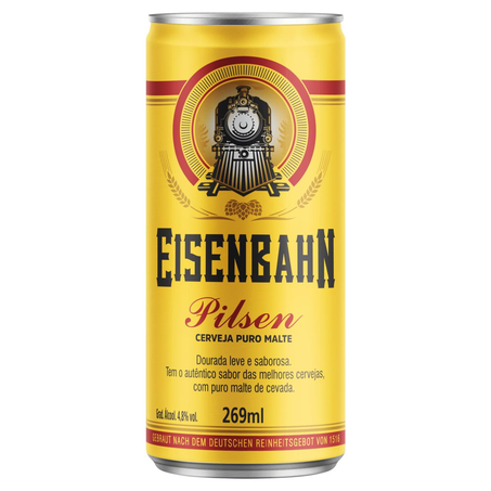Cerveja Eisenbahn 269ml - Pilsen - Lata