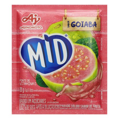 Refresco em pó goiaba mid