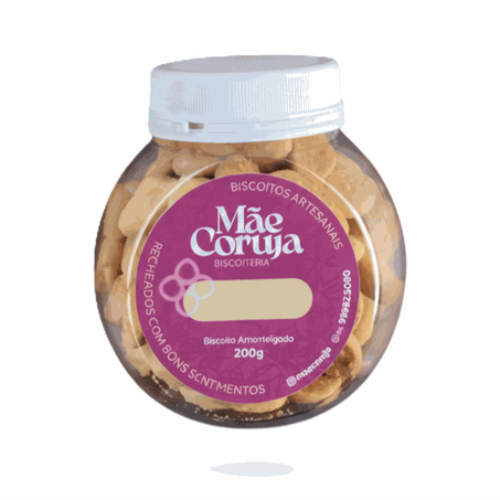 Mãe Coruja Biscoito Amanteigado Laranja 200g