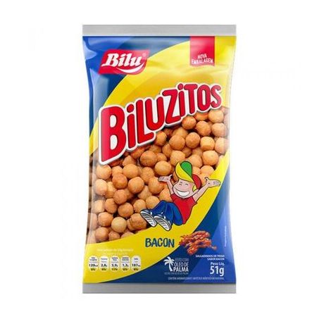Salgadinho Biluzitos Sabor Bacon Pc 41 G