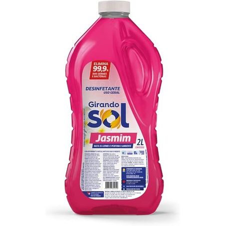 Desinfetante girando sol jasmim 2l*