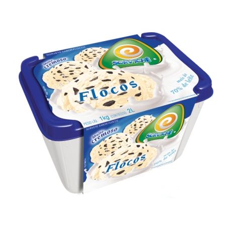 SORVETE SORVTCHE FLOCOS 2L