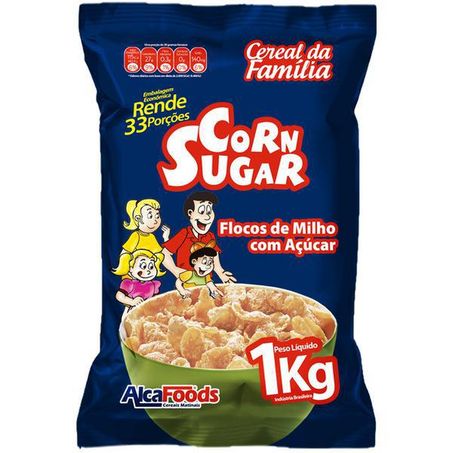 ALCA FOODS CEREAL CORN SUGAR TAMANHO FAMILIA 1 KG 
