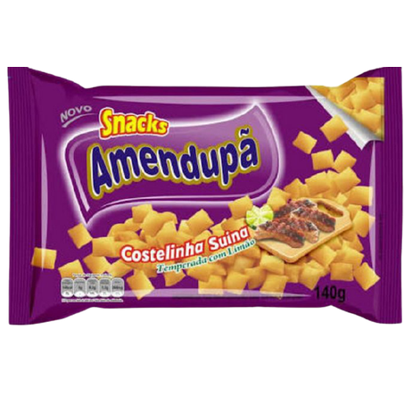 Salgadinho amendupa snacks costel 140g